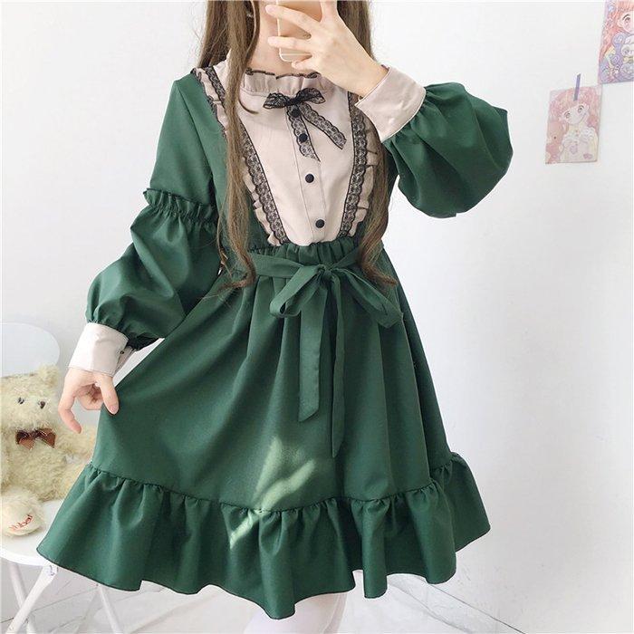 ワンピース レディース ロリータ グリーン ハロウィンコスプレ衣装 ロリータ服 ドレス レディースワンピース かわいい 二次元衣装 ロリータ風 Kawamura 00 1018 1 川村yahoo ショップ 通販 Yahoo ショッピング