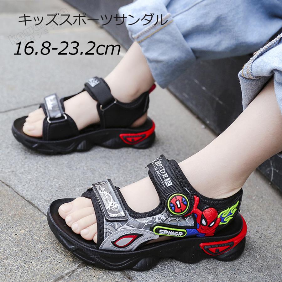 サンダル キッズ 女の子 男の子 スポサン スポーツサンダル スパイダーマン柄 キャラクター 靴 シューズ 子供靴 こども 子ども 夏 ジュニア 新作 Kawamura 00 1301 1 川村yahoo ショップ 通販 Yahoo ショッピング