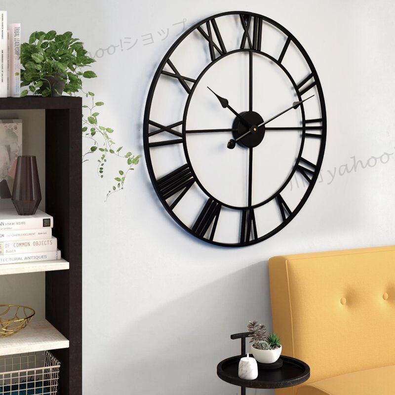 大きなアイアンフレーム アンティーク 壁掛け時計 アイアン雑貨 男前インテリア 掛け時計 インテリア 壁飾り 静音 アイアン おしゃれ かっこいい モダン 大きめ Kawamura 00 1506 川村yahoo ショップ 通販 Yahoo ショッピング