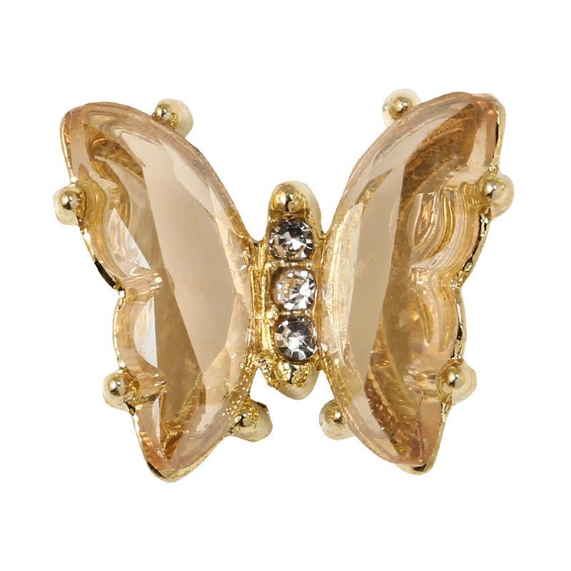 ラインストーン ネイルジュエリー ネイルアート ネイルパーツ セルフネイル キラキラ ネイル用品 蝶々 ちょうちょ 小さな立体バタフライ 選べる12色 Kawamura 00 923 2 川村yahoo ショップ 通販 Yahoo ショッピング