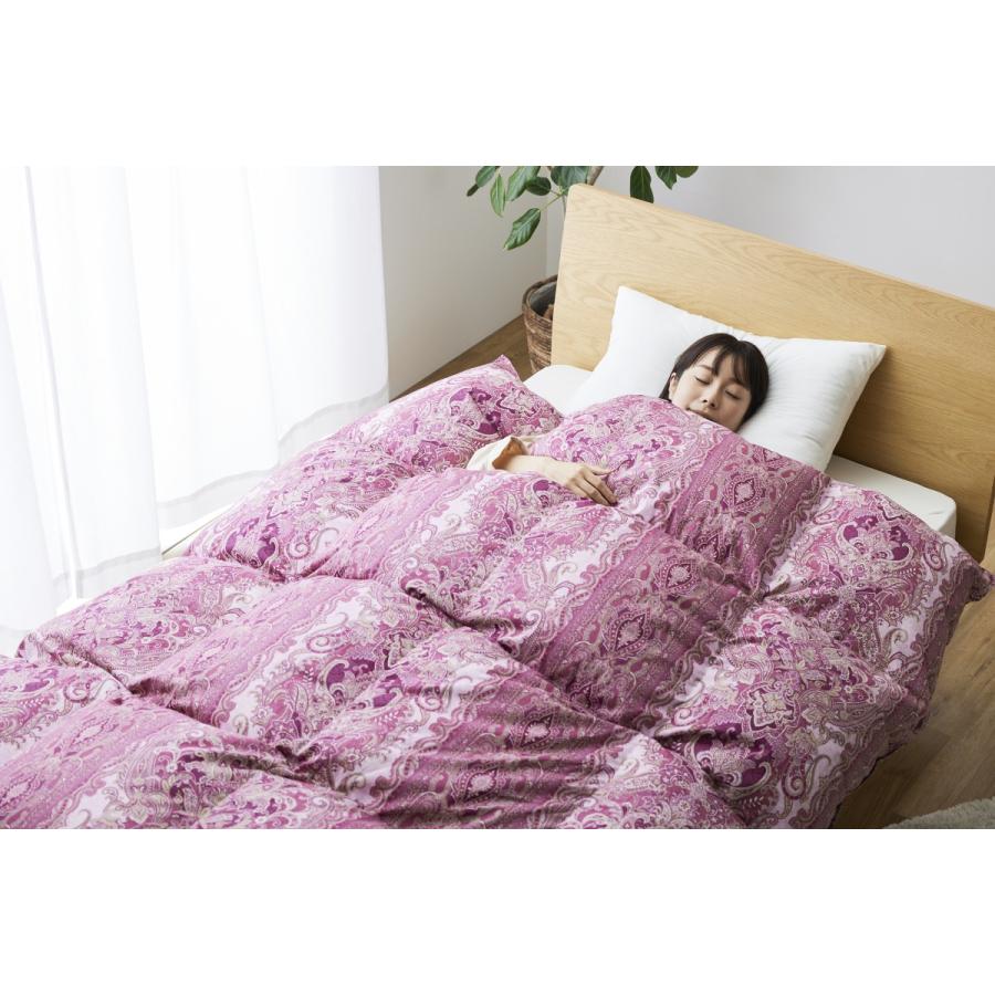 羽毛布団リフォーム シングル ホワイトダックダウン 60番手サテン超長