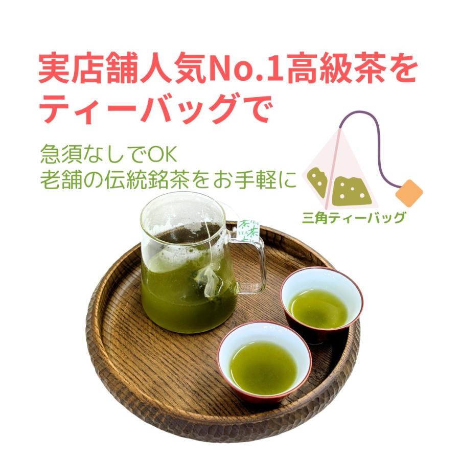 お茶 緑茶 ティーバッグ 静岡茶 高級茶 深蒸し茶「霧山河・極上」4g×10