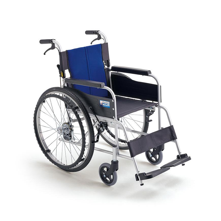 車いす 【MiKi】BAL-1 シンプルスタンダード自走式車椅子 シートカラー 