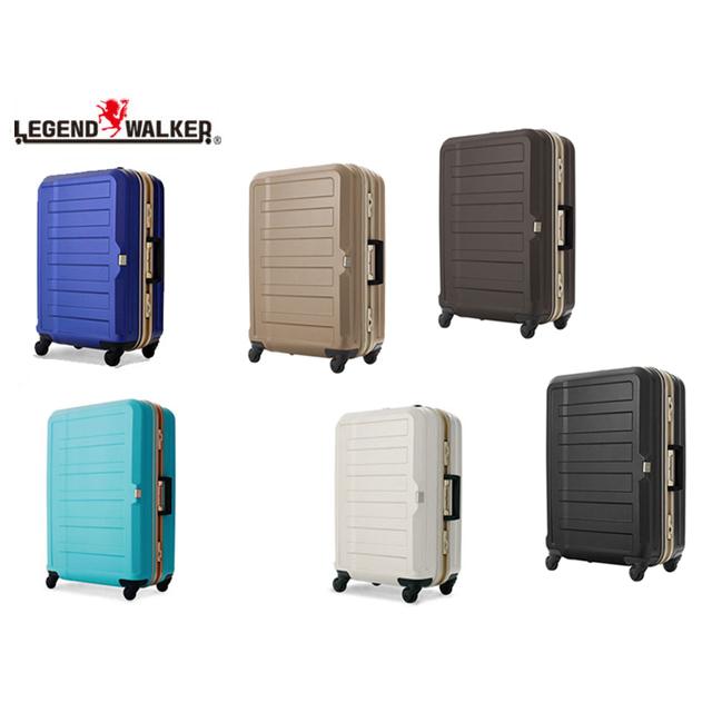 LEGEND WALKER - レジェンドウォーカー legend walker 旅行バッグ 47L 4.1kg ヒノモトキャスター 5088-55 S大きさ ハードタイプスーツケース-スーツケース、キャリーバッグ-旅行用品