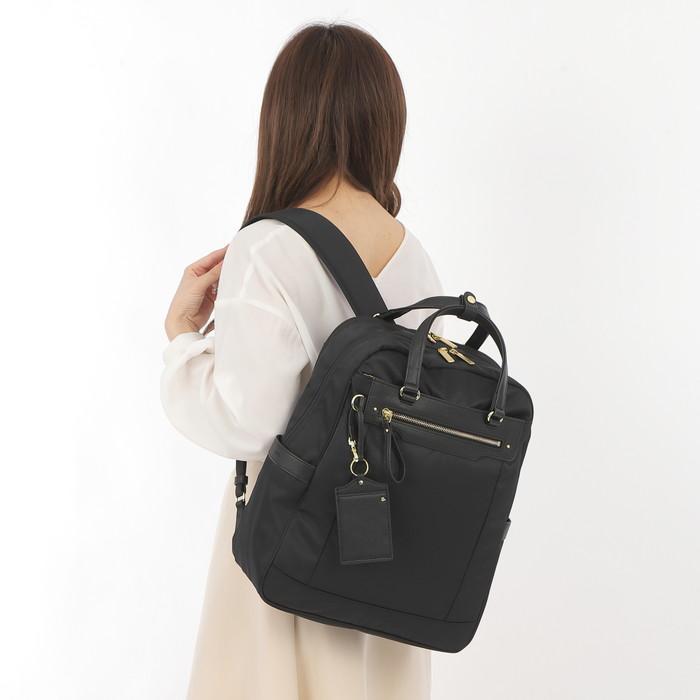 エースジーン リュックサック 68705 ブラック ace. エース公式 リュックサック レディースビジネス ビエナ3 2