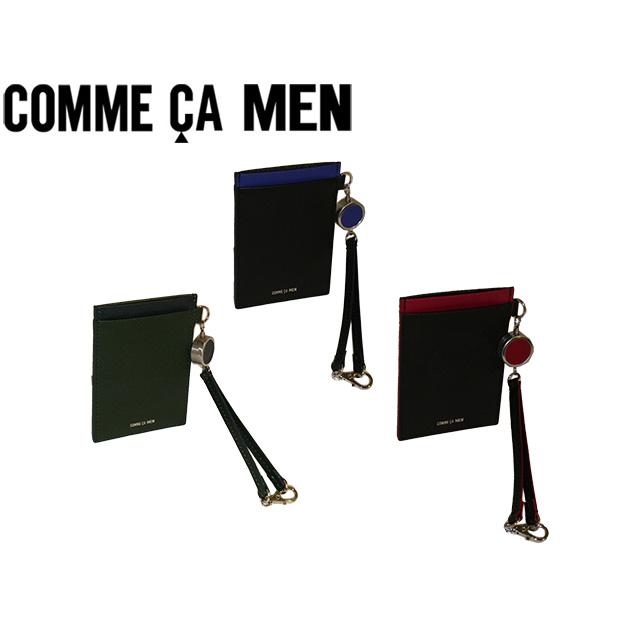 COMME CA MEN パスケース 6826 ブラック×レッド COMME CA MEN コムサメン コール パスケース 6826 : 河村百貨店 - 通販