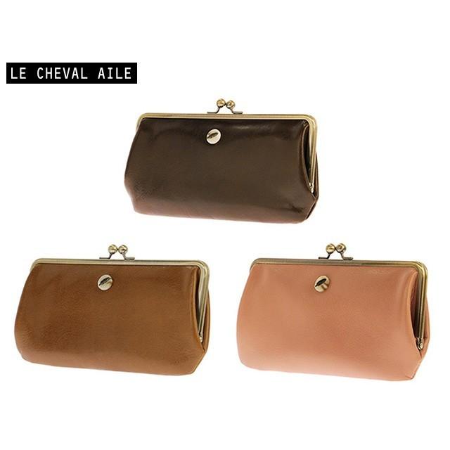 Le cheval aile（シュヴァルエレ） がま口レザーウォレット 長財布 