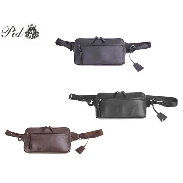 P.I.D PID ピーアイディー Ecrire撥水レザーボディバッグ PAZ104 