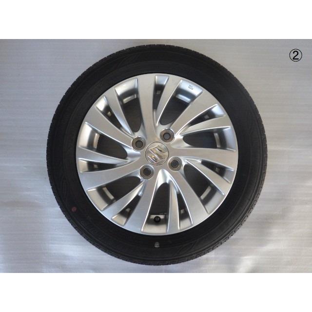 中古 155/65R14 スズキ純正 14インチ 4.5J +45 タイヤホイール  