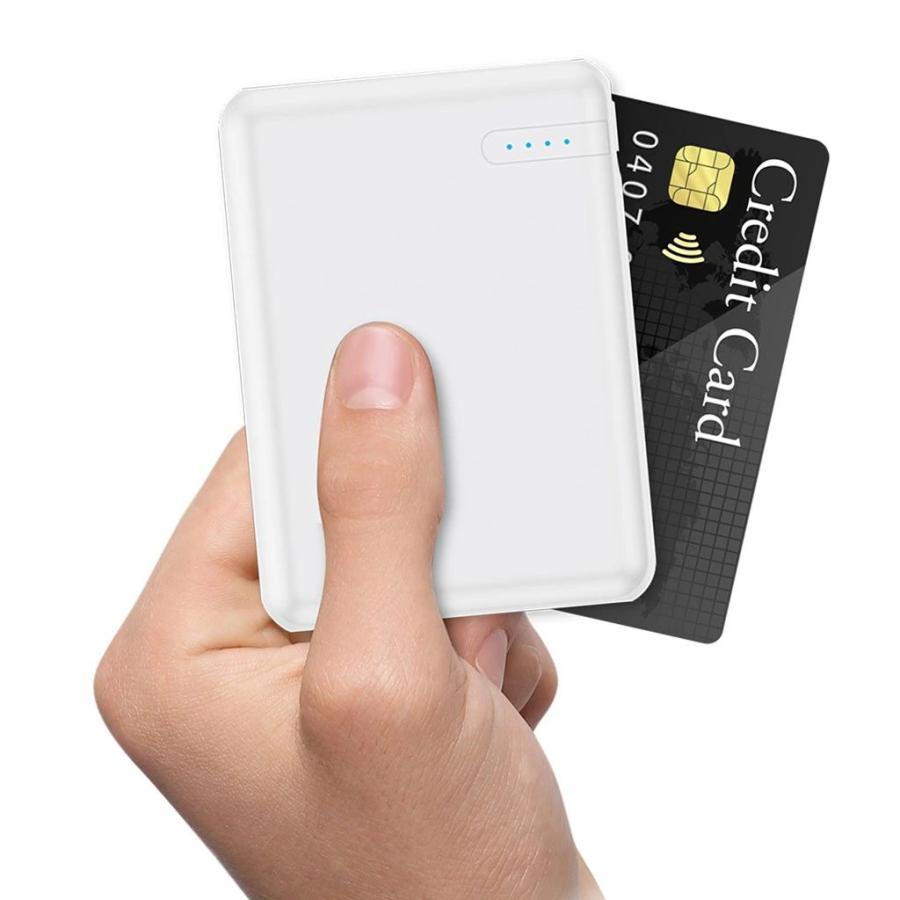 磁気研究所 モバイルバッテリー 5000mAh クレジットカードと同等サイズ