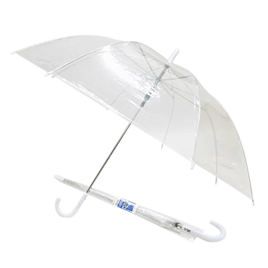 ビニール傘 POE 透明 直径70cm 親骨48.5cm ＃501x60本セット/送料無料