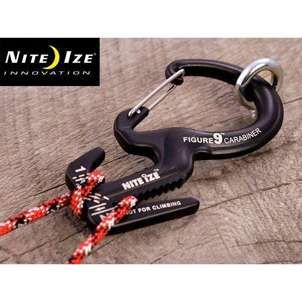 ナイトアイズ 自在金具 ロープ締め具 紐縛り 固定器具 フィギュア9カラビナ L C9l 02 01 ロープタイトナー C9l 02 01 カワネット 通販 Yahoo ショッピング