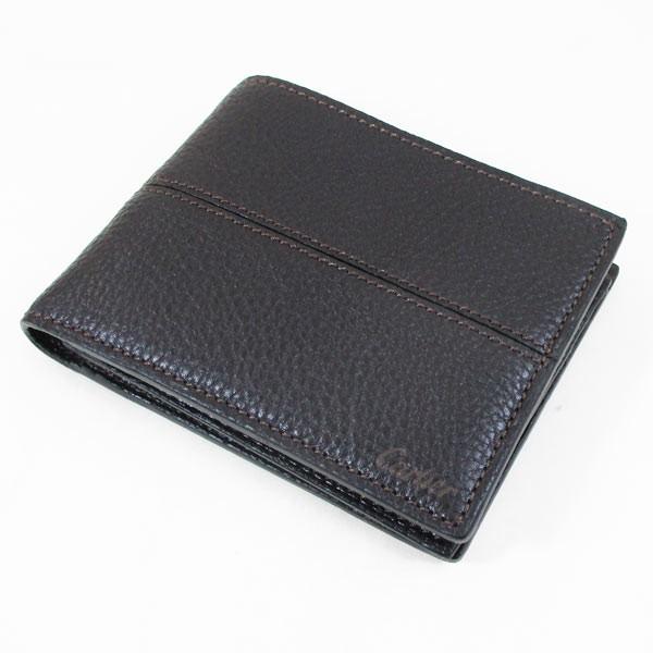Cartier k カルティエ 二つ折り財布 メンズ サドルステッチ L3001262 