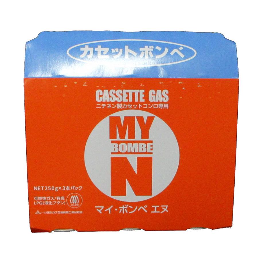 カセットコンロ用ガス 250gx3本組x1パック メーカーお任せ カセットガス/カセットボンベ|kawanetjigyoubu|02