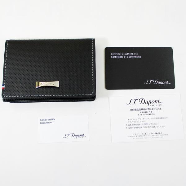 S.T.DUPONT デュポン 名刺入れ カードケース ブラック 170404 S.T.DUPONT デュポン 名刺入れ カードケース ブラック 170404
