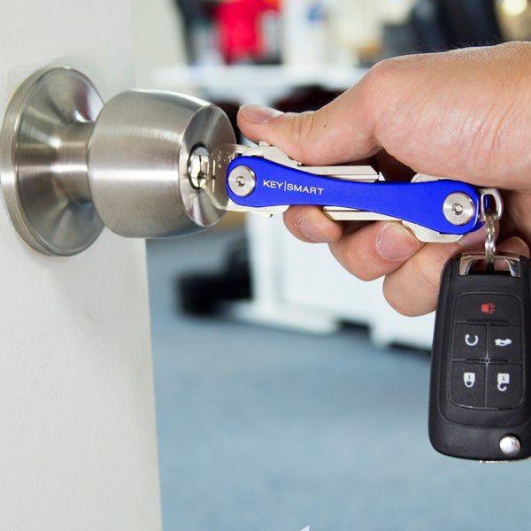 キースマート EXTENDED キーオーガナイザー アルミニウム仕様 赤色/送料無料