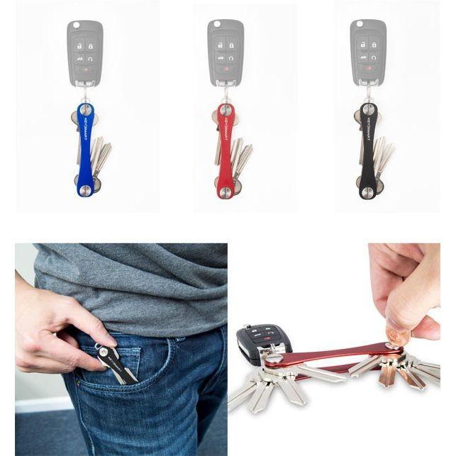 キースマート EXTENDED キーオーガナイザー アルミニウム仕様 赤色/送料無料