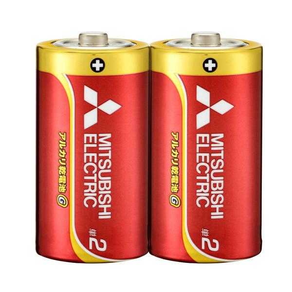 単2アルカリ乾電池 単二乾電池 三菱 日本製 LR14GD/2S/7649 2個組x5パック|kawanetjigyoubu|03