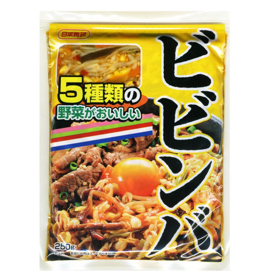 ビビンバ ピビンパ ナムル 5種類の野菜がおいしい 簡単混ぜるだけ