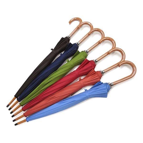 ジャンプ傘 和傘 16本骨 ポンジー ＃530 直径94cmのワイドサイズ