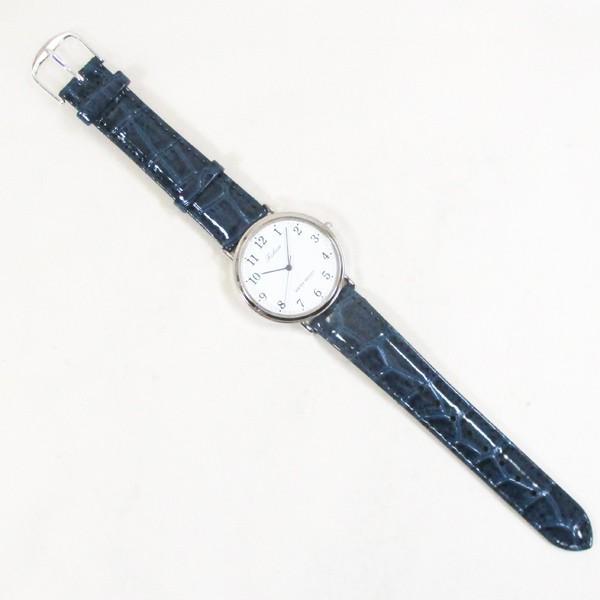 【稼動品】YvesSaintLaurent ネイビー コンビ 腕時計 美品 稼動品 YSL イヴサンローラン カットガラス ネイビー コンビ