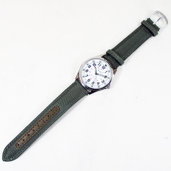 シチズン ファルコン 腕時計 日本製ムーブメント ナイロン/革ベルト オリーブ/白 QB38-304 メンズ 紳士/送料無料メール便 ポイント消化  :qb38304m:カワネット - 通販 - Yahoo!ショッピング