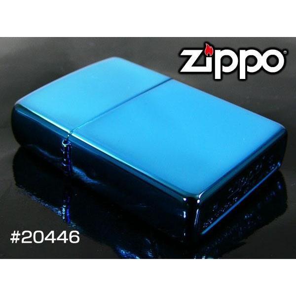 ZIPPO（ジッポー） #20446 サファイアブルー PVDチタン加工 オイル
