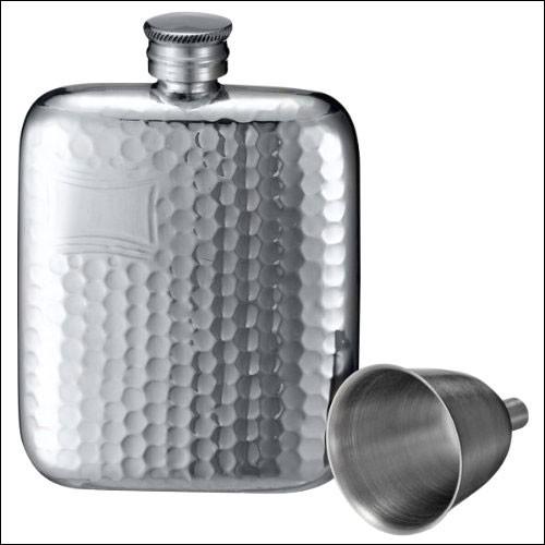 フラスコ スキットル 4.0oz/英国ピンダーブロス社 ピューター製 SP036 A154-1045 ウイスキー ブランデー 焼酎などに/送料無料