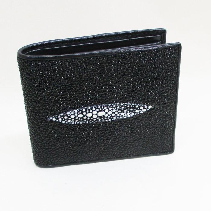 送料無料メール便 スティングレイ 2つ折り財布 E2634BK（黒） スティングレイ 2つ折り財布 E2634BK（黒）/送料無料メール便