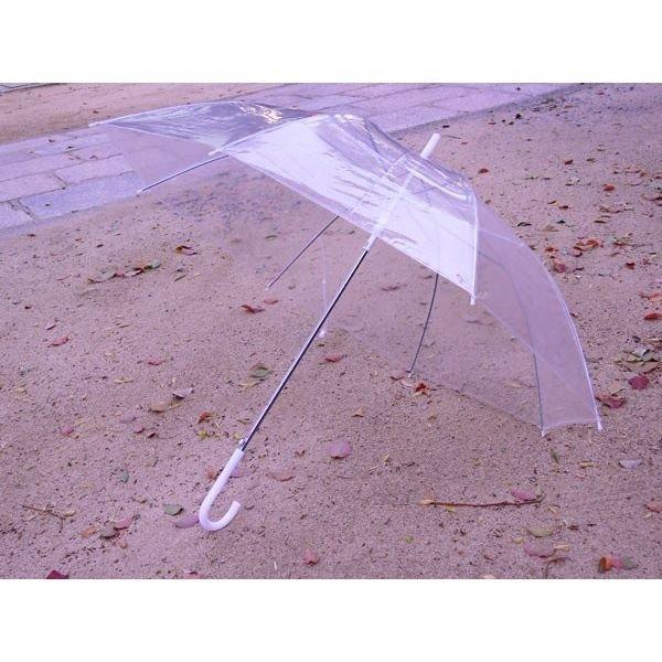 ビニール傘 ジャンプ式 POE 特大サイズ 親骨65cm 直径109cm 黒取っ手