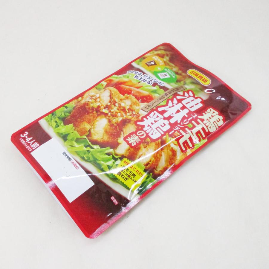 鶏モモ油淋鶏の素 日本食研 さっぱりとした酸味にごま油が香る香味
