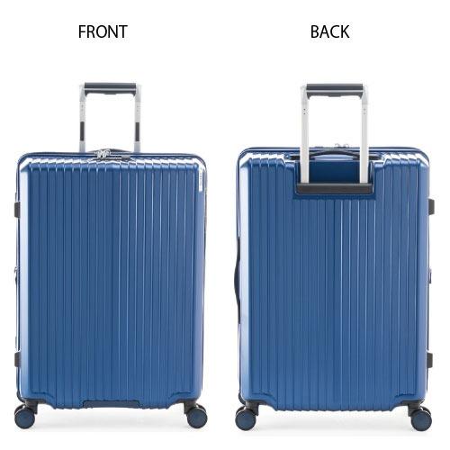 【ポイント10倍】日本製 ス−ツケース　手荷物預け無料サイズ  ソリッドナイト 75L ALI-075-24W  拡張機能 静音キャスター ホイールロックパーツ交換10年保証 |  | 02