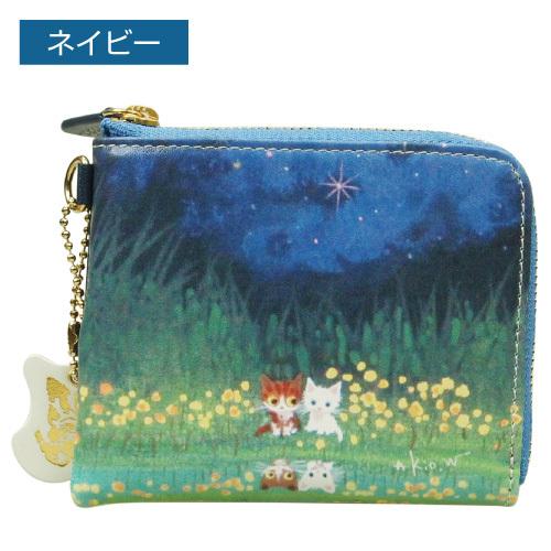 母の日 ギフト 渡辺あきお 猫柄 L字ファスナーミニ財布 レディ 母の日 ギフト 渡辺あきお 猫柄 L字ファスナーミニ財布 レディ