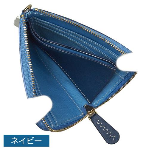 Ｌ字ファスナーミニ財布　渡辺あきお 送料無料 猫柄 Ｌ字ファスナーミニ財布 レディ−ス 牛革 本革 ショートウォレット 軽量  WA-010 |  | 13