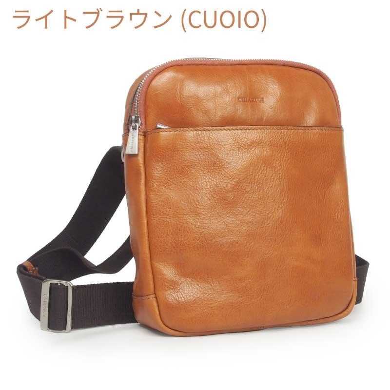 CHIARUGI イタリア製 キアルージ 牛革 ショルダーバッグ ベジタブルタンニン 本革 Art.92636 |  | 01