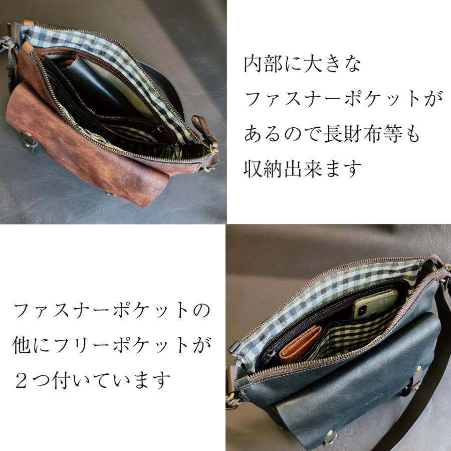イタリア製 本革 牛革 ベジタブルタンニン ショルダーバッグ イタリア製 本革 牛革 ベジタブルタンニン ショルダーバッグ