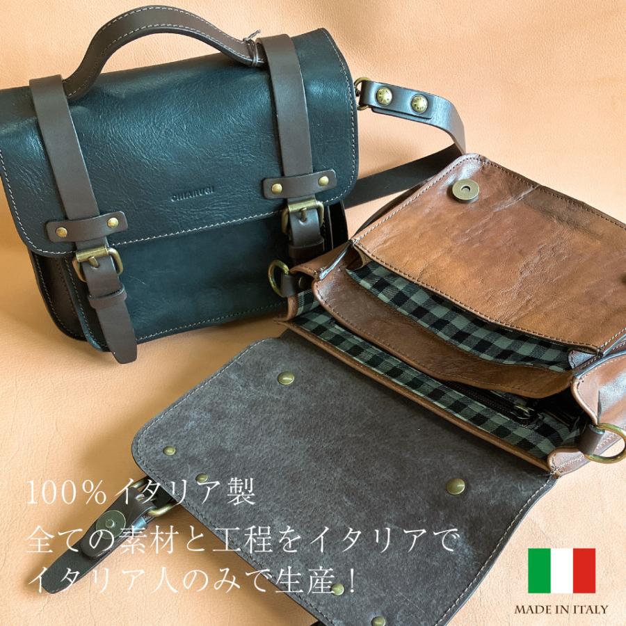 イタリア製 本革 牛革 ベジタブルタンニン 2wayショルダーバッグ イタリア製 本革 牛革 ベジタブルタンニン 2wayショルダーバッグ