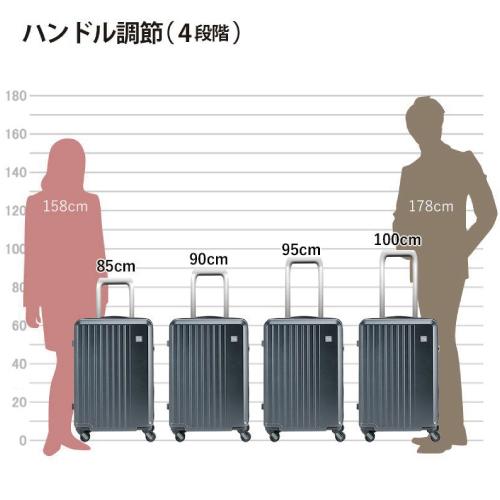 【ポイント10倍】1-252 スーツケース FREQUENTER フリクエンター LIEVE リエーヴェ 4輪キャリー 57cm |  | 12