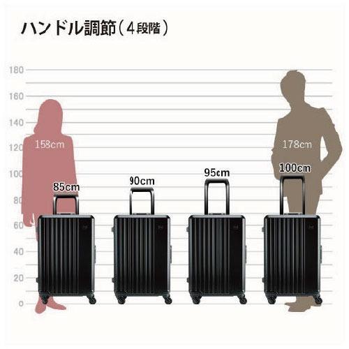 【ポイント10倍】スーツケース 手荷物預け入れ無料 FREQUENTER フリクエンター LIEVE リエーヴェ 4輪キャリーフレーム 60cm型 1-530 軽量 静粛性 機能性 TSA |  | 13