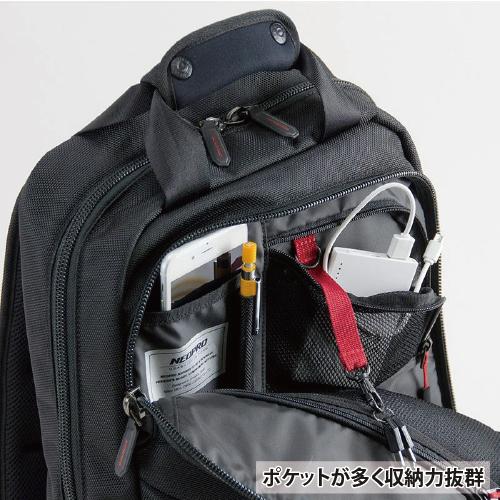 【ポイント10倍】リュックL NEOPRO RED ネオプロ レッド 2-115 メンズバッグ ビジネスバッグ ビジネスリュック PCポケット タブレットポケット A4サイズ収納可 |  | 03