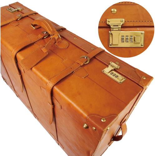 トランクケース 75cmサイズ ビジネス ヌメ革  本革 牛革 ハンドメイド ベジタブルタンニンなめし |  | 05