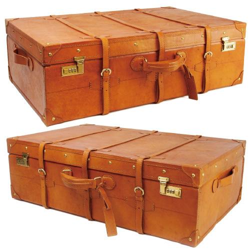 トランクケース 75cmサイズ ビジネス ヌメ革  本革 牛革 ハンドメイド ベジタブルタンニンなめし |  | 06