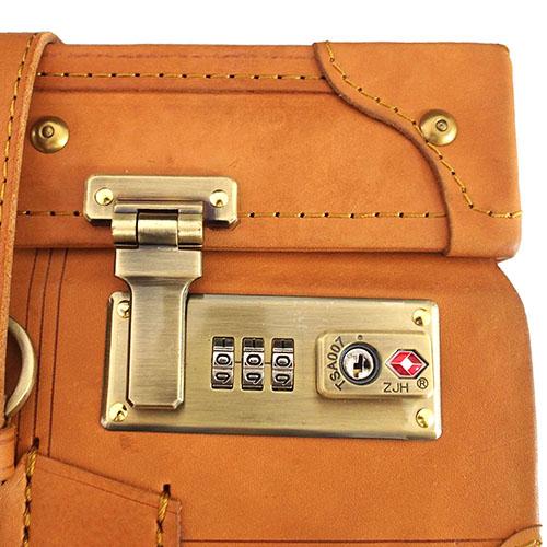 トランクケース 65cmサイズ ビジネス ヌメ革  本革 牛革 ハンドメイド ベジタブルタンニンなめし |  | 09