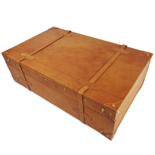 トランクケース 65cmサイズ ビジネス ヌメ革  本革 牛革 ハンドメイド ベジタブルタンニンなめし |  | 03