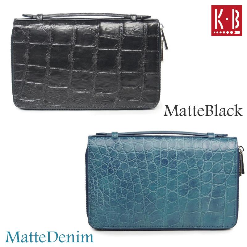 クロコダイル　ワニ　メンズ　オーガナイザーバッグ　マット加工　クラッチバッグ　セカンドバッグ　長財布　手持ち型　ダブルファスナー |  | 11