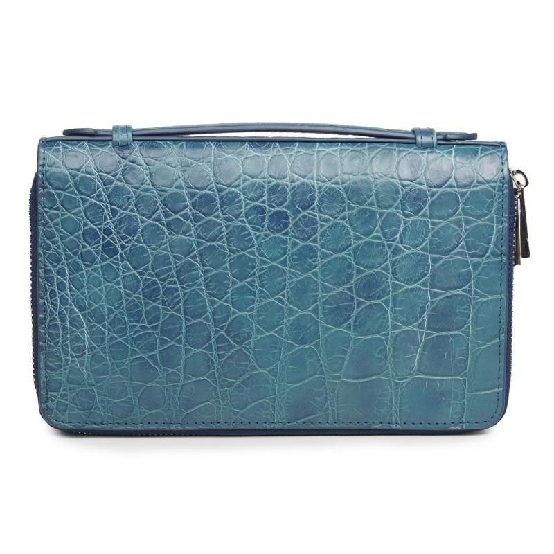クロコダイル　ワニ　メンズ　オーガナイザーバッグ　マット加工　クラッチバッグ　セカンドバッグ　長財布　手持ち型　ダブルファスナー |  | 02