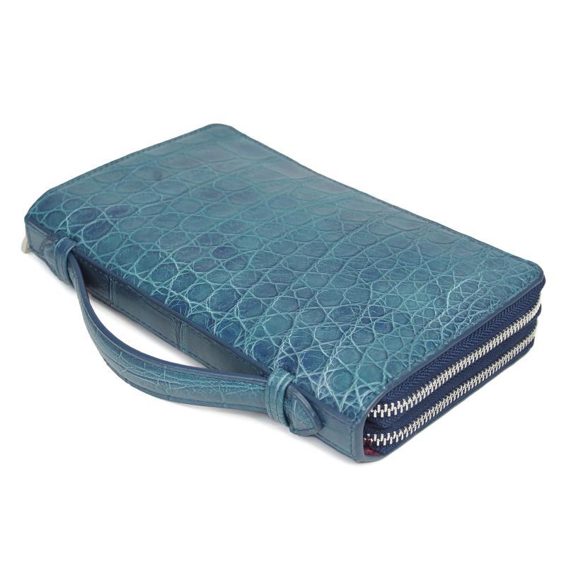 クロコダイル　ワニ　メンズ　オーガナイザーバッグ　マット加工　クラッチバッグ　セカンドバッグ　長財布　手持ち型　ダブルファスナー |  | 05