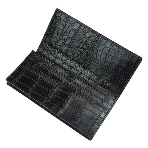 クロコダイル 長財布 札束入れ ブラック マット仕上げ KAWANO-JAPAN カワノジャパン 62913 |  | 03