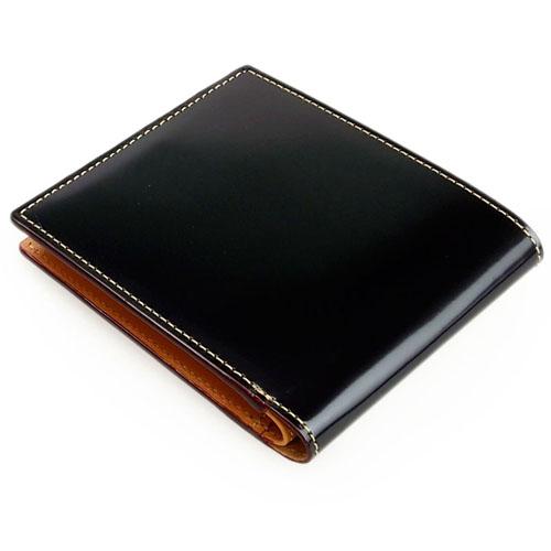 必ずもらえるキ−カバ−  コードバン 二つ折り財布 本革 馬革 一枚革 薄型小銭入れ無しタイプ  本革  馬革 一枚革 薄型 カワノバッグ KW-112 |  | 02