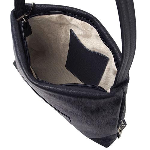 和光 Lanzetti  黒 本革  パーティーバッグ dsc04238.jpg